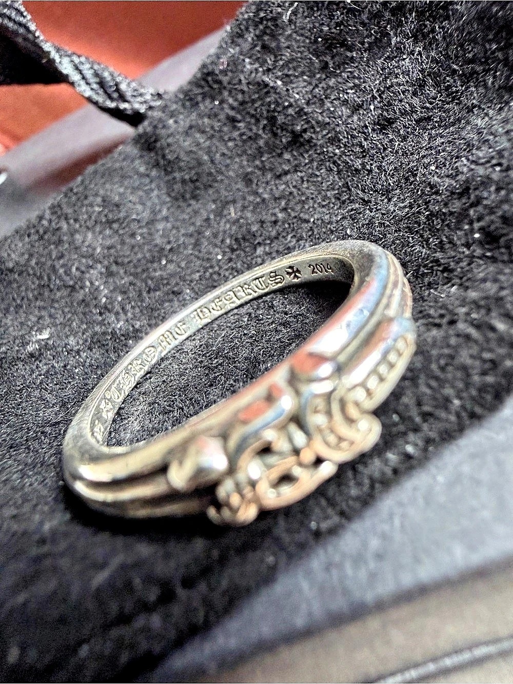 Chrome Hearts Baby Classic Dagger Ring Silver